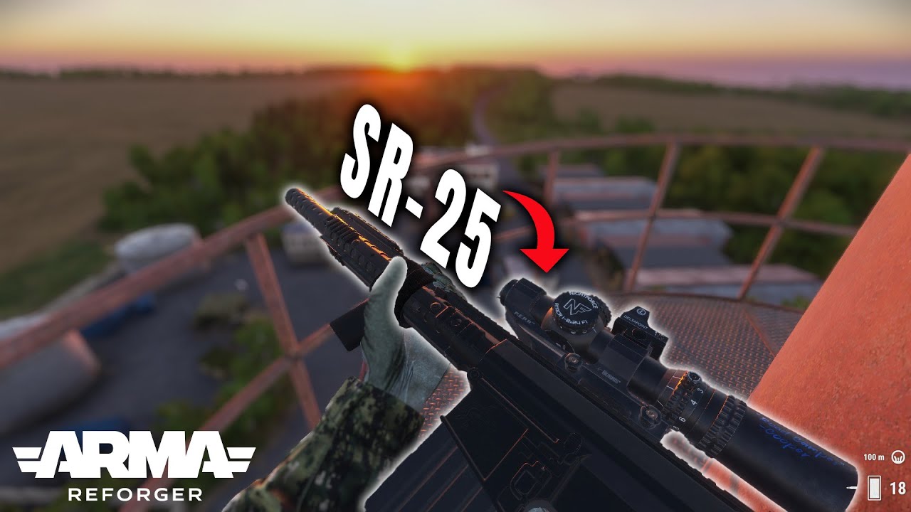 Solo With an SR-25 in Arma Reforger