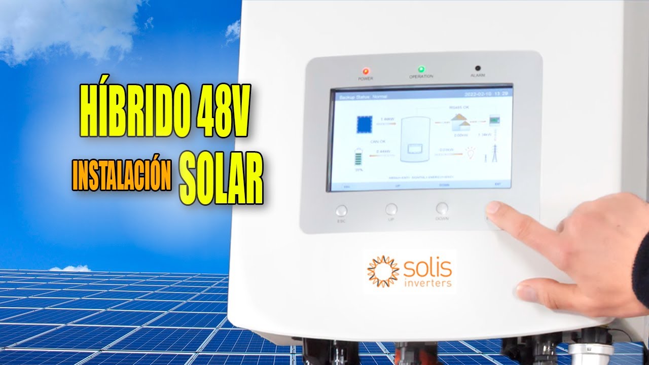 Híbrido SOLIS RHI-5K-48ES-5G (Inversor monofásico solar - baterías 48V)