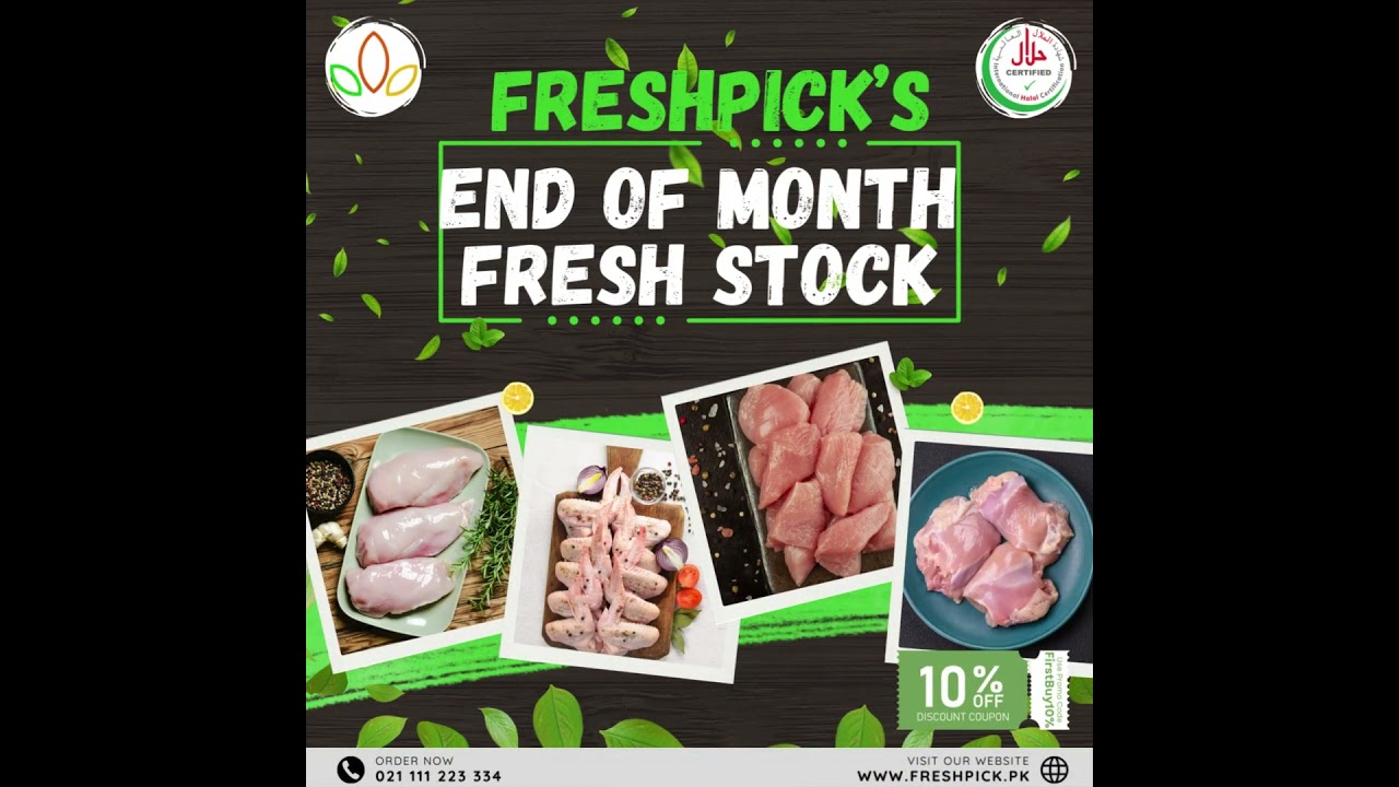 📦 End of Month Fresh Stock 🎉