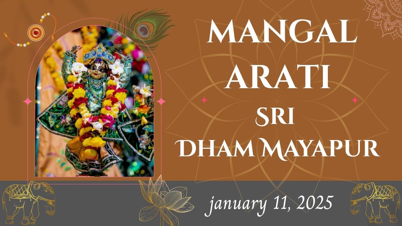 Mangal Arati Sri Dham Mayapur - January 11, 2026