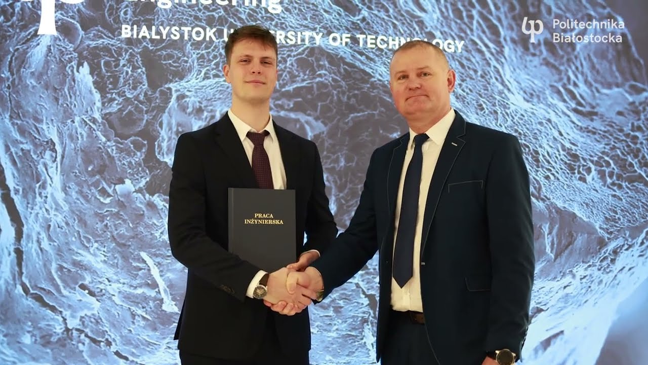 Paweł Sosnowski, inżynier automatyki i robotyki. Wydział Mechaniczny Politechniki Białostockiej