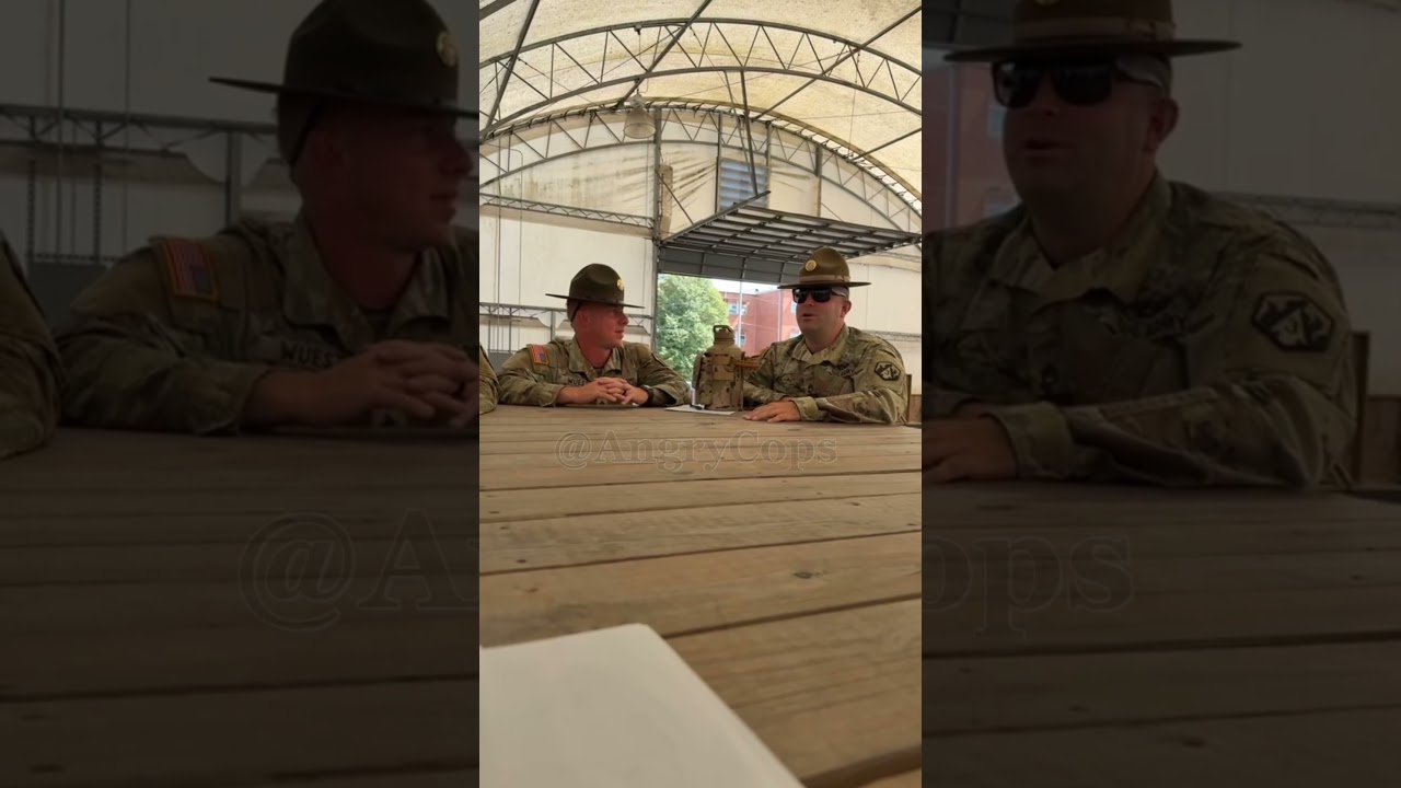 Drill SGTs repeat dumb things trainees say in Basic Training. #military #army