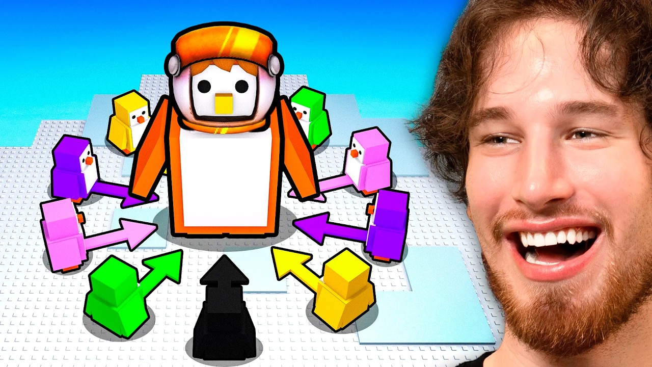 9 ИДИОТОВ против моего секретного OP-предмета в Roblox Knockout!