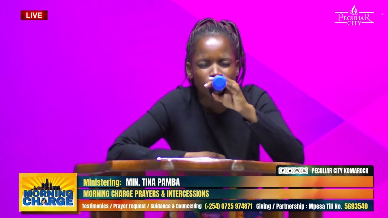 MORNING CHARGE || MIN. TINA PAMBA