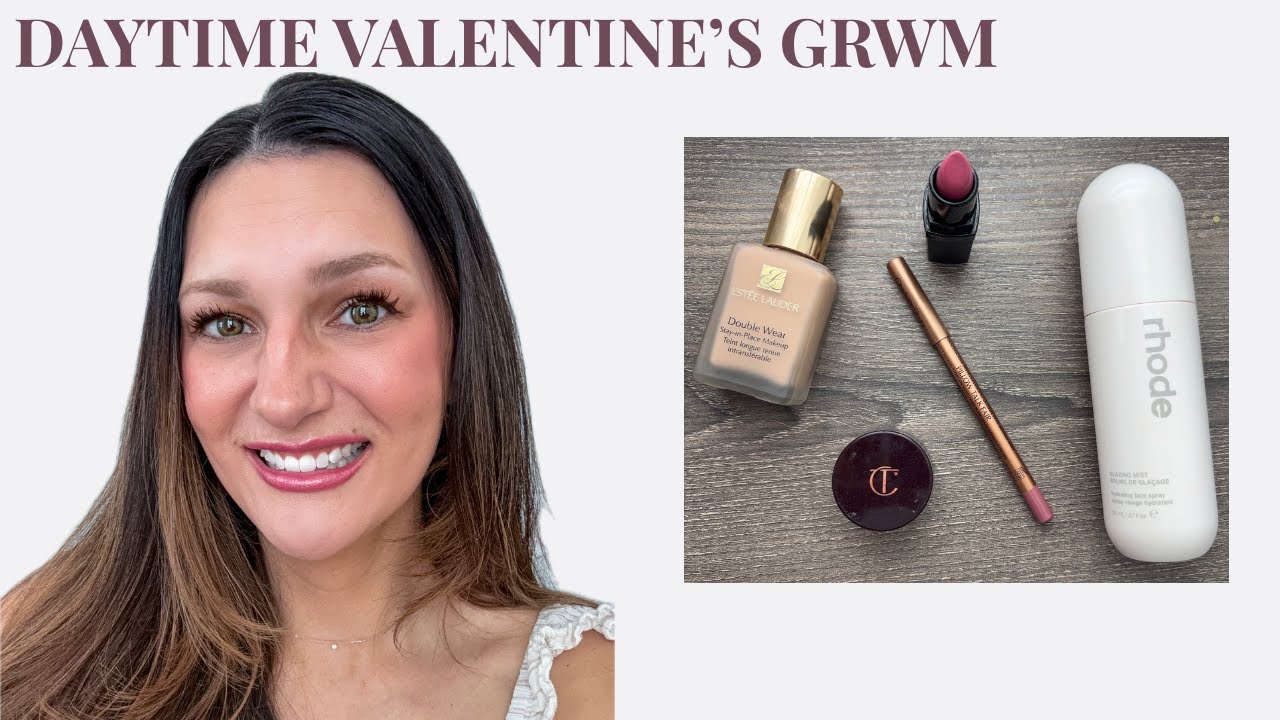 Daytime Valentine’s Day GRWM | Easy Wearable Makeup