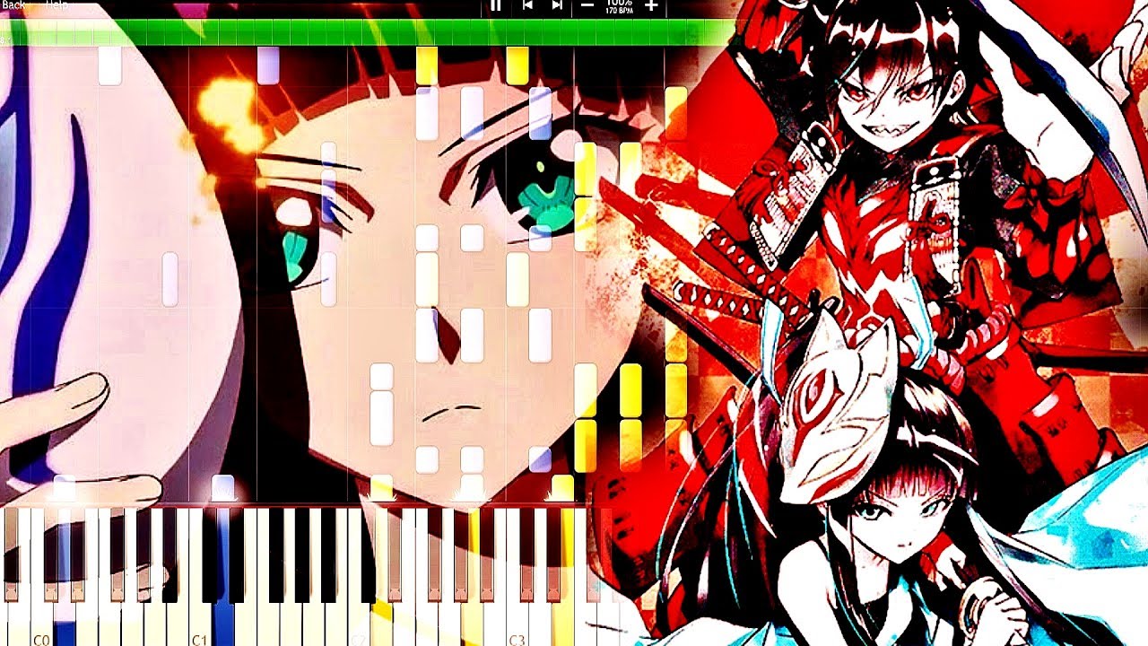 Sousei no Onmyouji OP 2『Re:Call』Piano Tutorial『双星の陰陽師』ピアノ