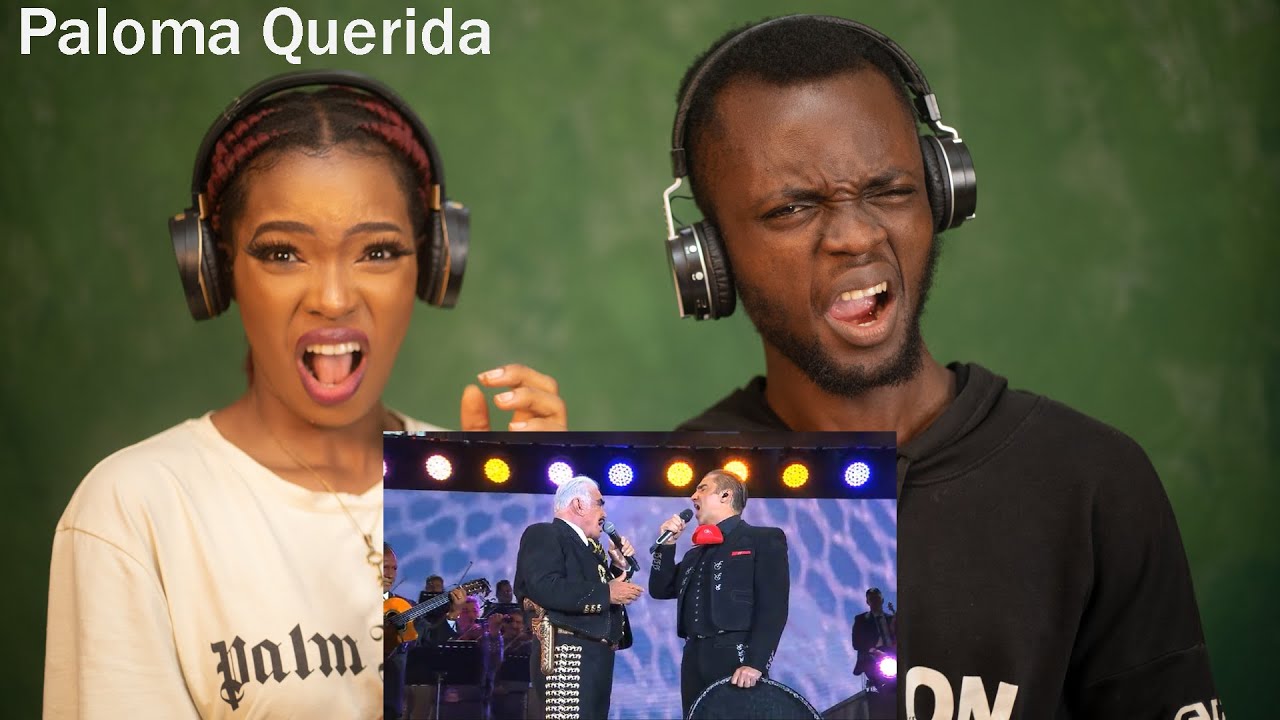 OUR FIRST TIME HEARING Vicente Fernández - Paloma Querida : [Un Azteca en el Azteca] REACTION!!!😱