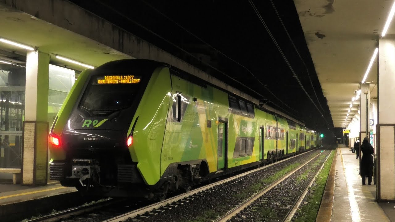 FREDDO POMERIGGIO DI TRENI ALLA STAZIONE DI FORMIA!!
