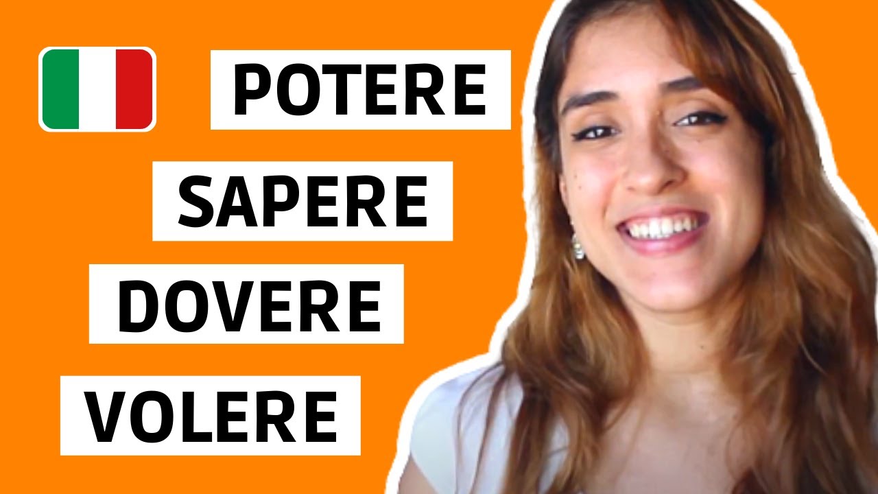 Os verbos MODAIS no Italiano! (potere, sapere, dovere, volere)