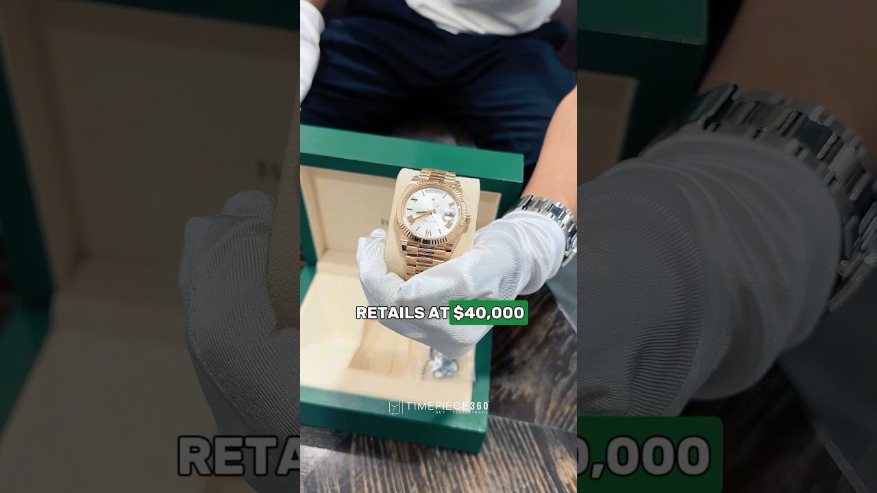Unbox the Yellow Gold Rolex Day-Date 40 with us! #rolex #rolexdaydate #goldwatch