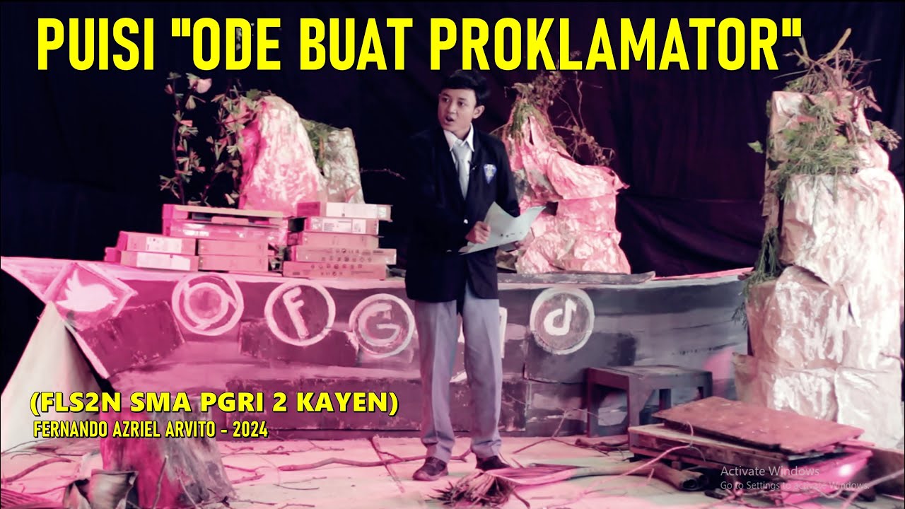 PUISI ODE BUAT PROKLAMATOR  - FLS2N SMA PGRI 2 KAYEN