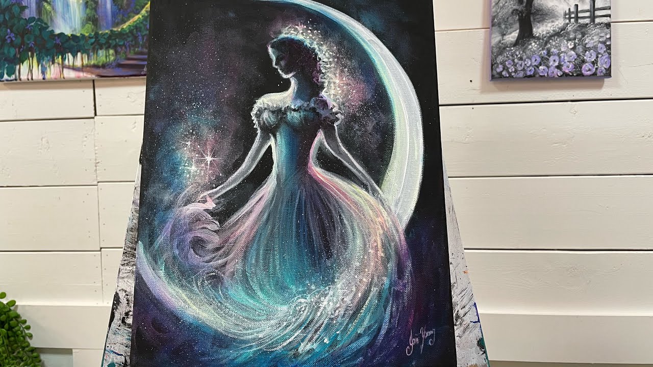 How To Paint “MOON MAIDEN” 🌙