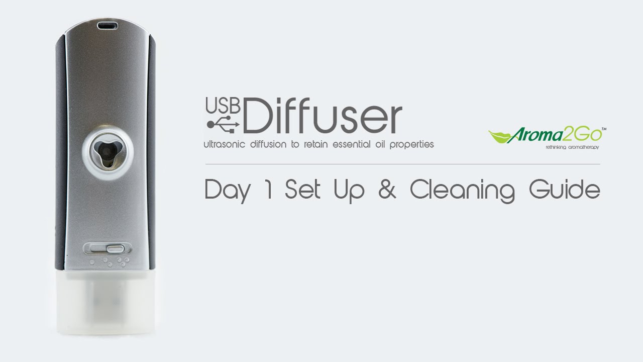USB Ultrasonic Diffuser - Setup & Cleaning Guide