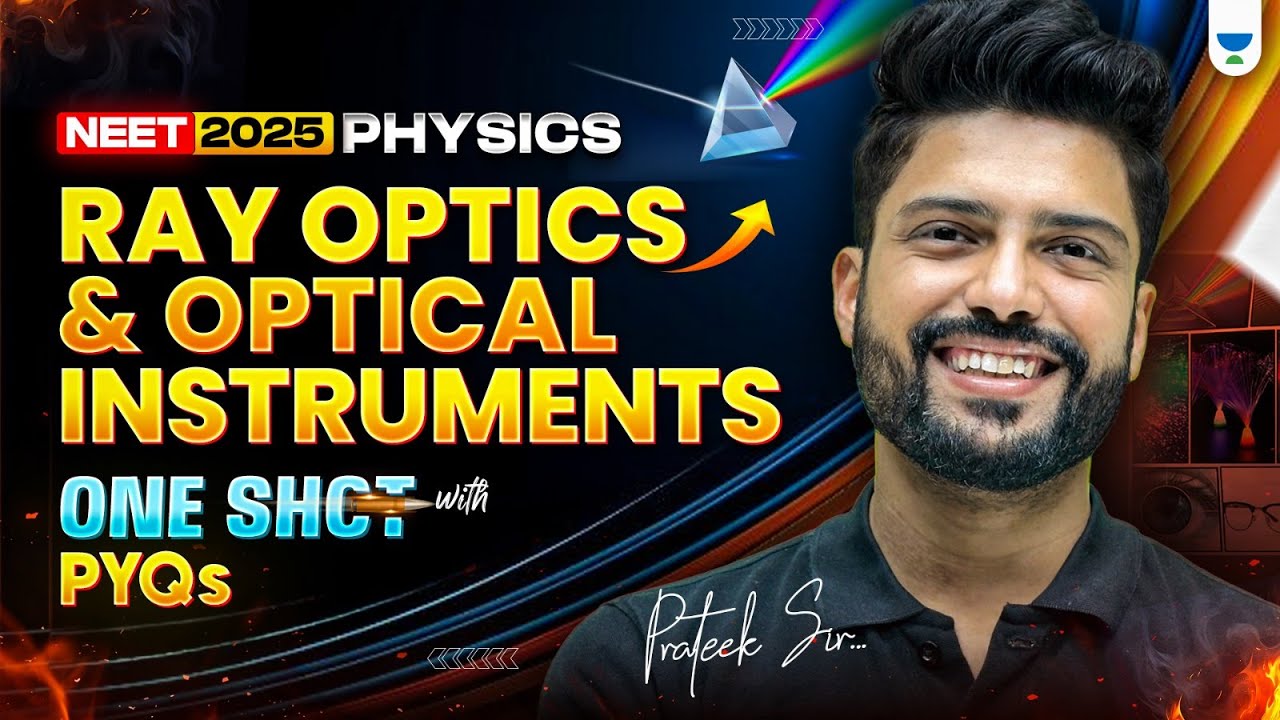 Ray Optics & Optical Instruments in One Shot | All Concepts with PYQs | NEET 2025 | Prateek Jain