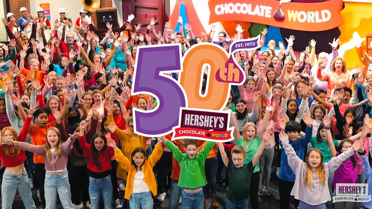 HERSHEY'S CHOCOLATE WORLD Great American Chocolate Bar Song Re-invented