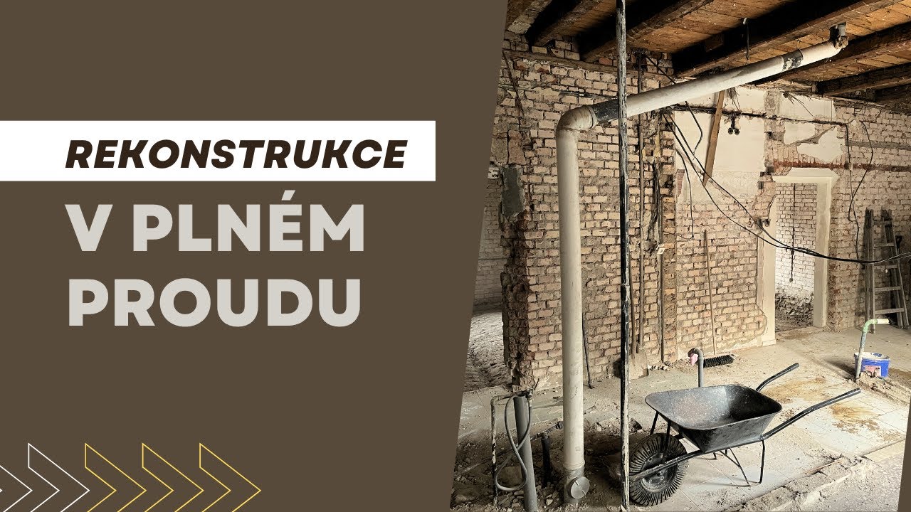 Bourání je za námi: REKONSTRUKCE domu v plném proudu!