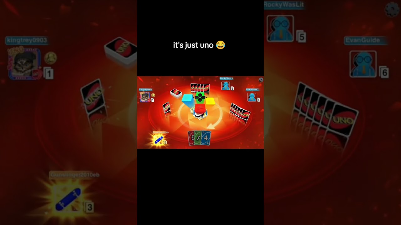 it's just uno bro😂 #funny #fyp #unocardgame #comedy