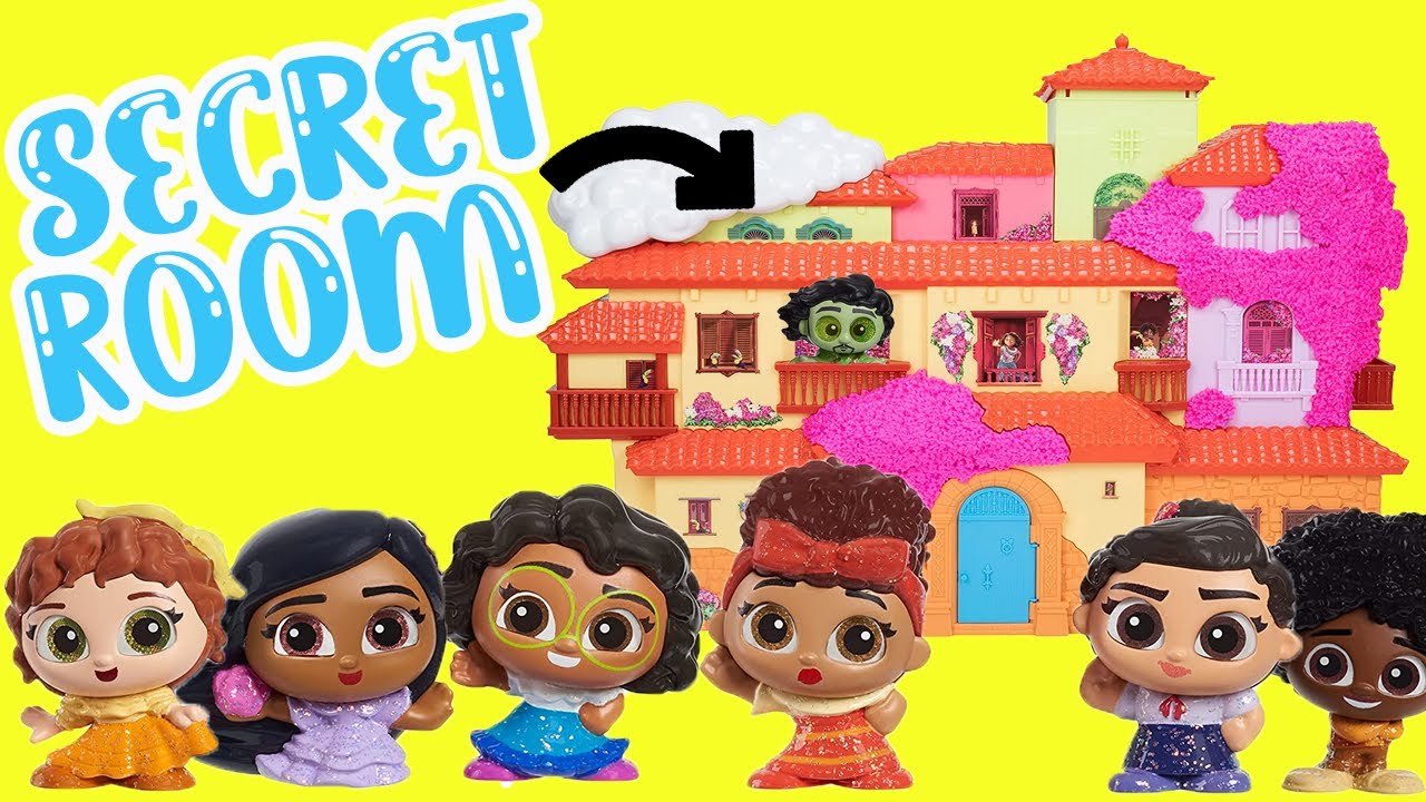 Disney Encanto Secret Room at Madrigal House with Mirabel, Isabela, Luisa Bruno Doorables Dolls