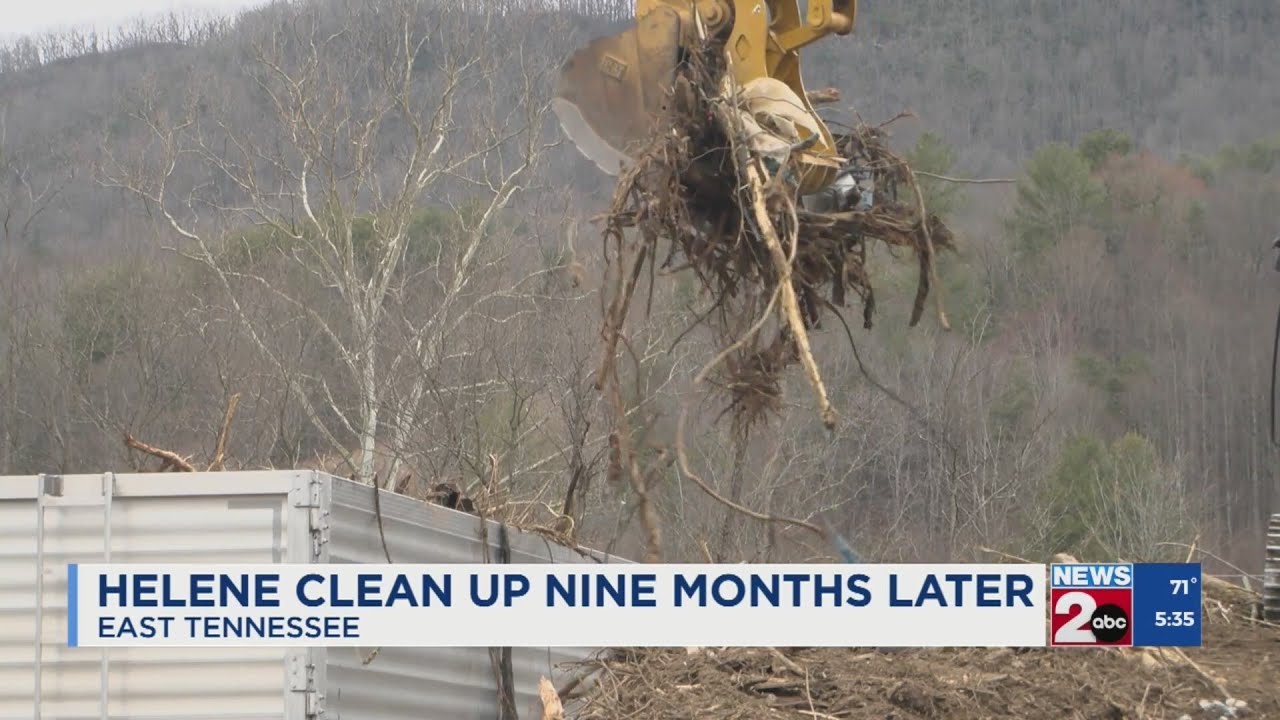Hurricane Helene cleanup continues nine months later