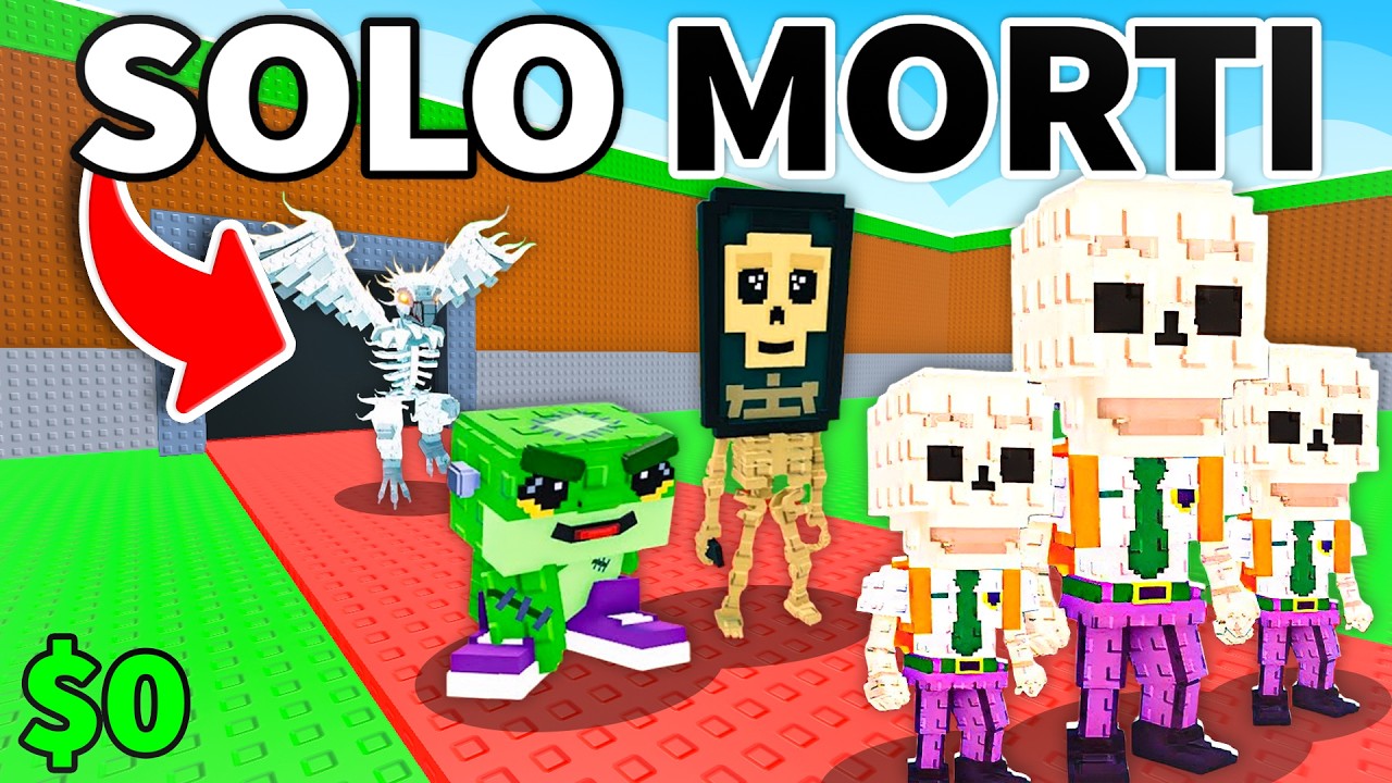 DA $0 a $100 TRILLIONI SOLO CON i BRAINROT MORTI💀su STEAL A BRAINROT