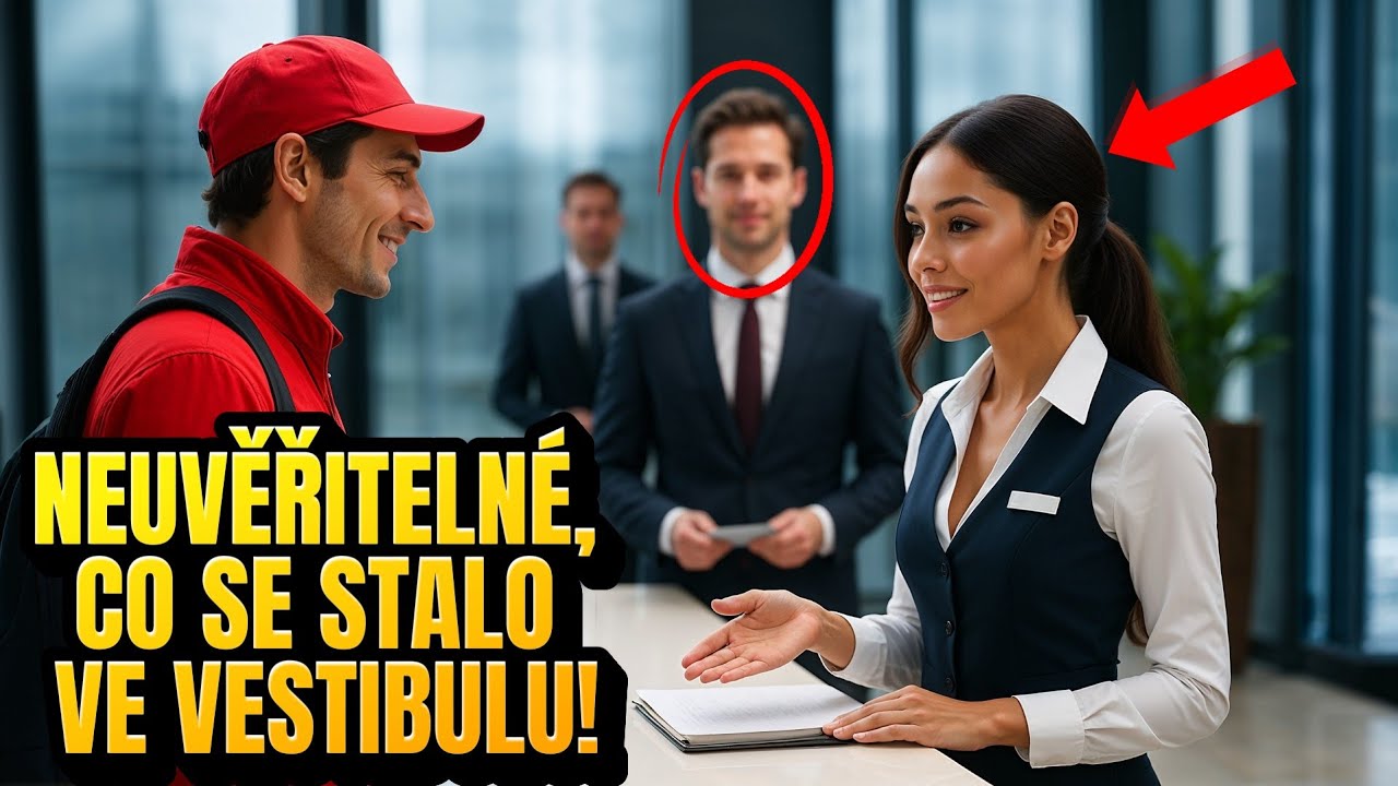 Recepční a kurýr: Nečekané setkání před šéfem!