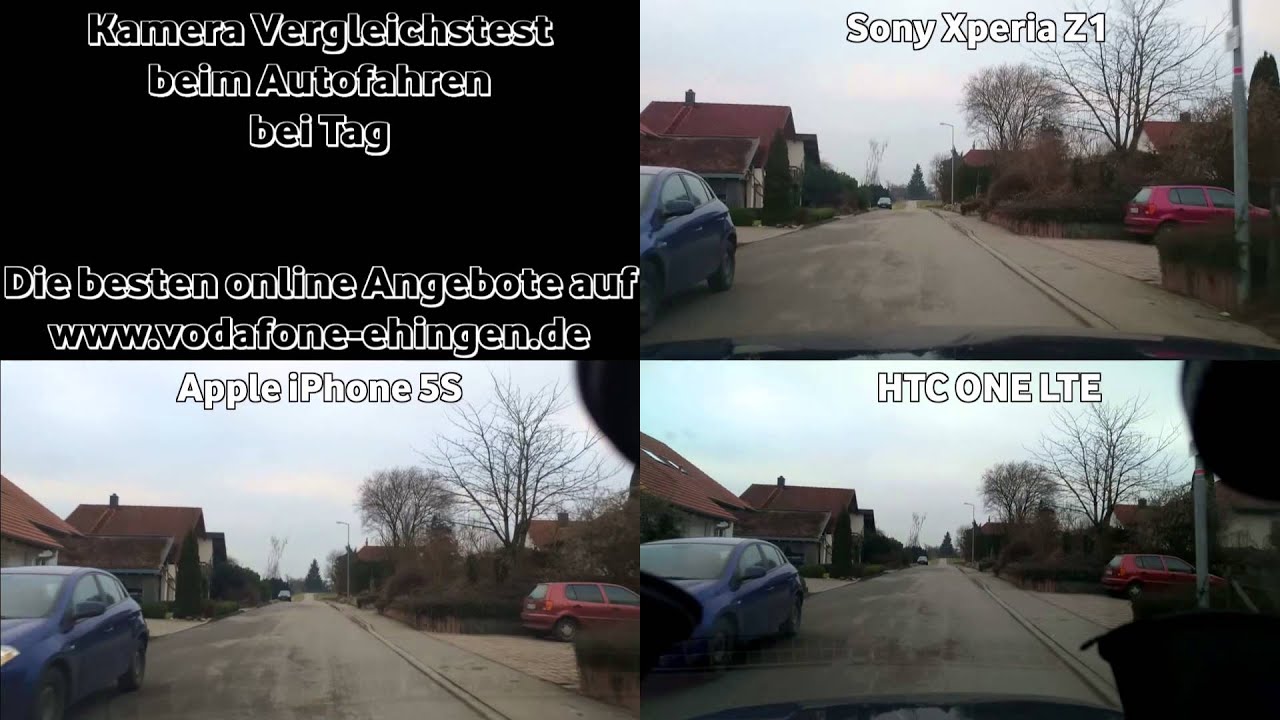 Sony Xperia Z1 vs. HTC ONE LTE vs. Apple iPhone 5S vs. Samsung Galaxy S4 mini Kameravergleich