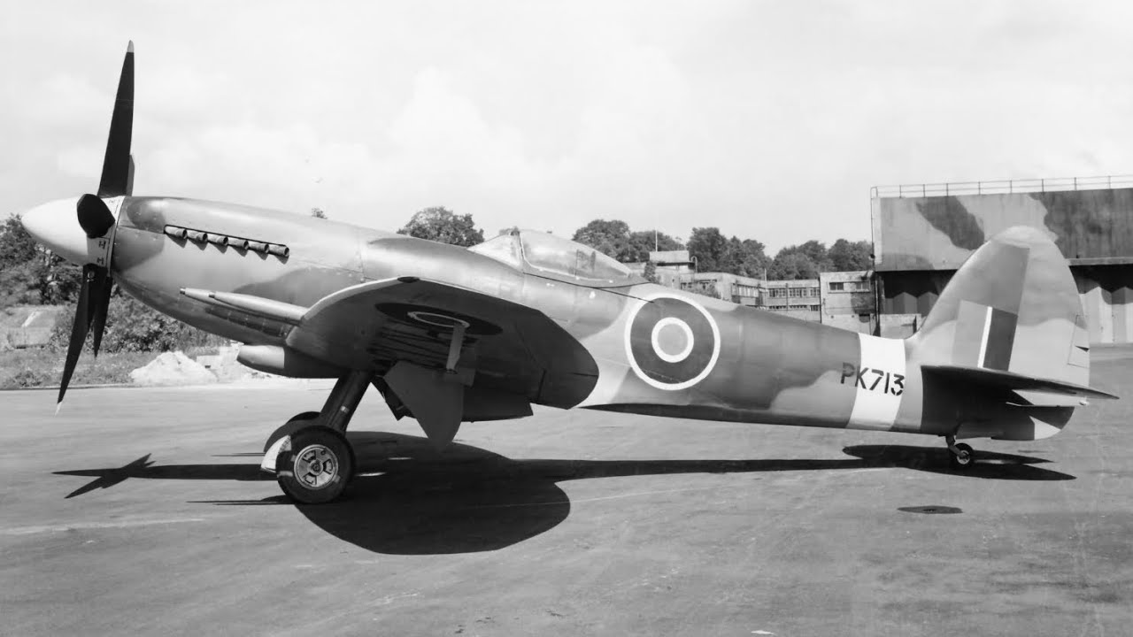 Spitfire MK 24 (The last spitfire) 1955.
