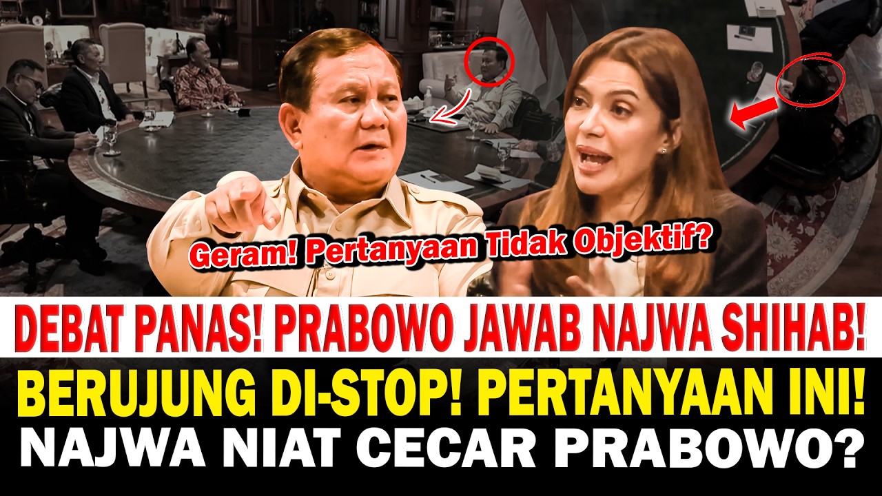 Debat Panas! Presiden Prabowo Menjawab Najwa Shihab dkk!