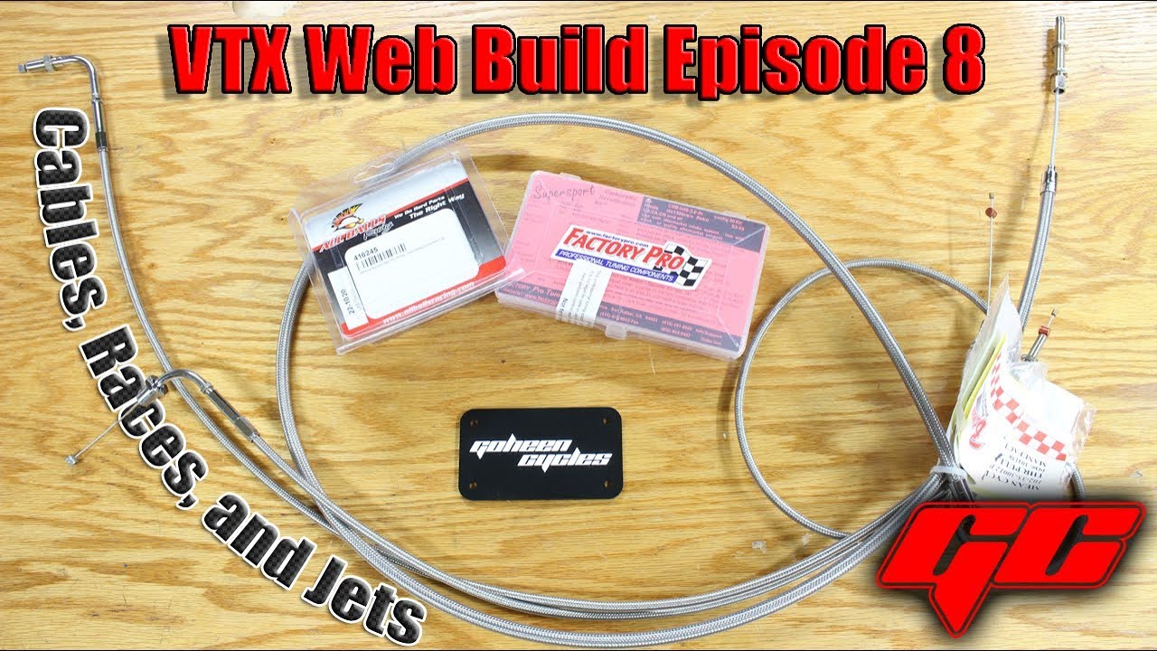 Installing New Cables, Jets, and Working on the Neck  //  VTX Bike Build Episode 8