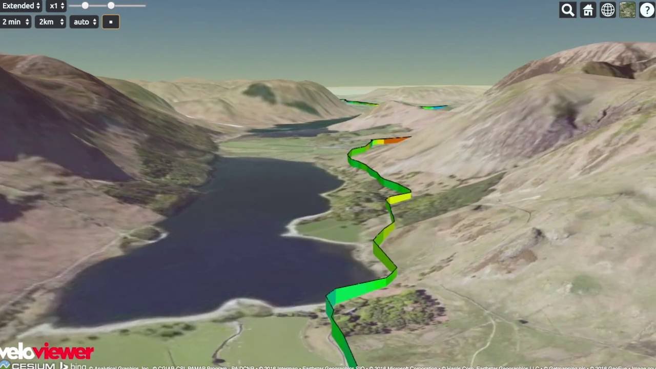 Fred Whitton - Strava Activity Fly Through on VeloViewer