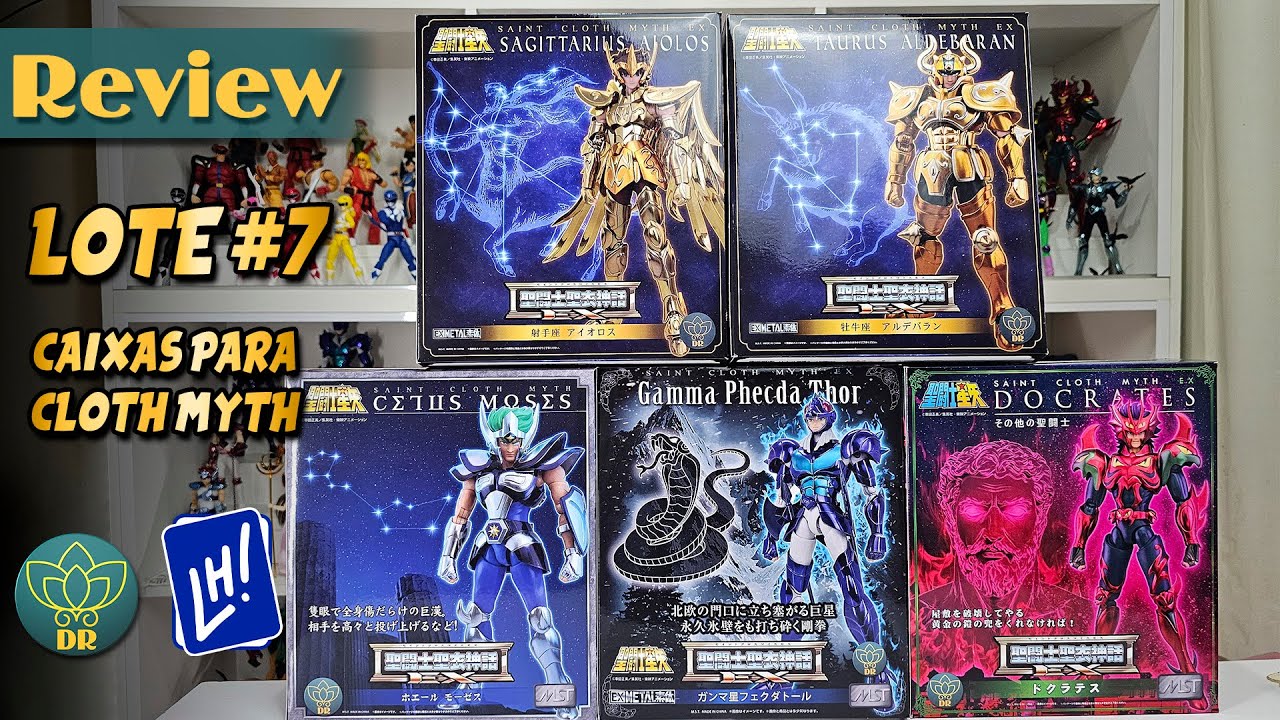 Lote #7 Caixas para Cloth Myth MST Exclusivas Dioramas Reviews e lelecosimpatia