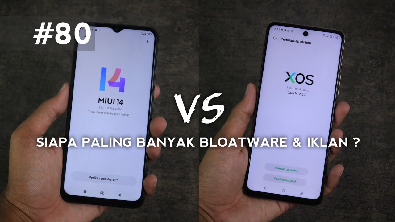MIUI 14 vs XOS 12 - Siapa Yang Lebih Banyak BLOATWARE & IKLAN ?