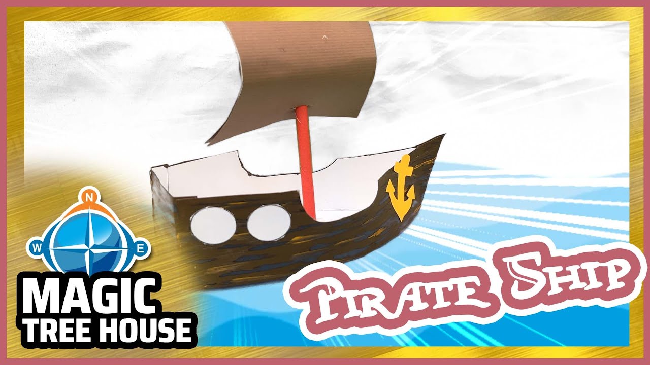 Pirate Ship | Fun How To Video! | Magic Tree House Art