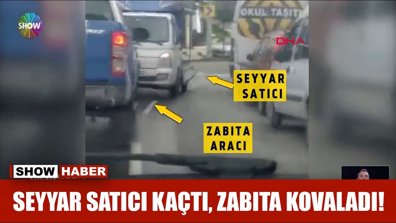 Seyyar satıcı kaçtı, zabıta kovaladı!
