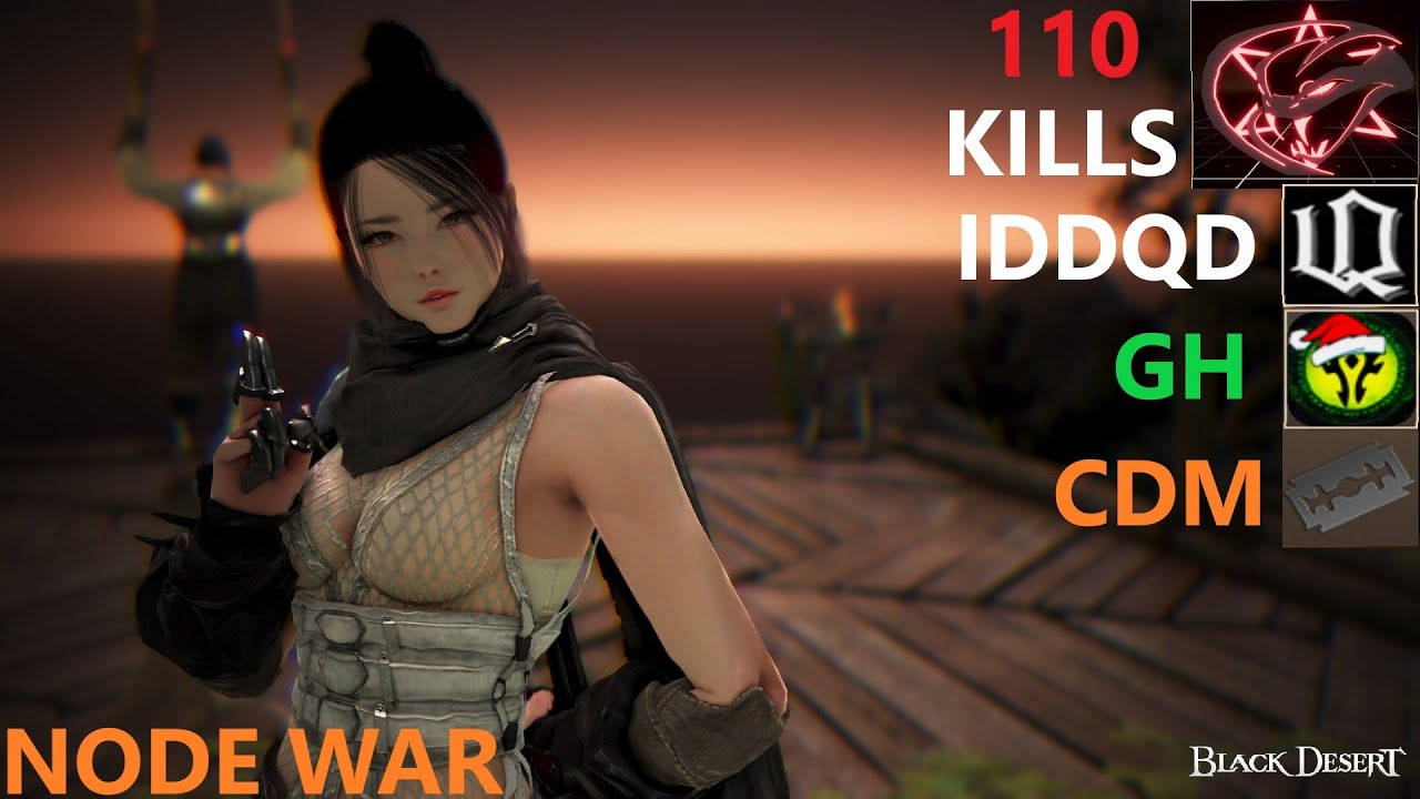 [SPARTAN]110 KILLS-Black Desert #Kunoichi Mass PVP Grand Horde vs CDM vs IDDQD