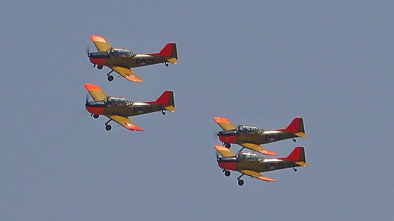 Fokker Four Display Team Airshow Gelnhausen 2025