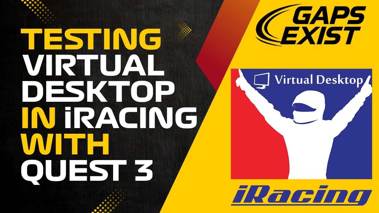 Testing Virtual Desktop on a Quest 3 with iRacing