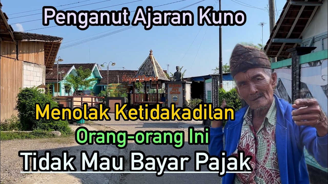 Kampung Langka ! Pengikut Ajaran Kuno Inilah Kehidupan Suku Samin Blora Kampung Pedesaan Sambongrejo