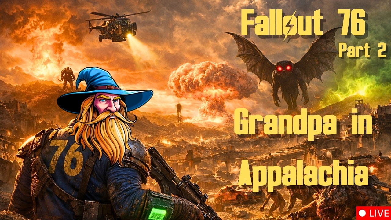 Fallout 76 | Дедушка в Аппалачах | Прямая трансляция, часть 2
