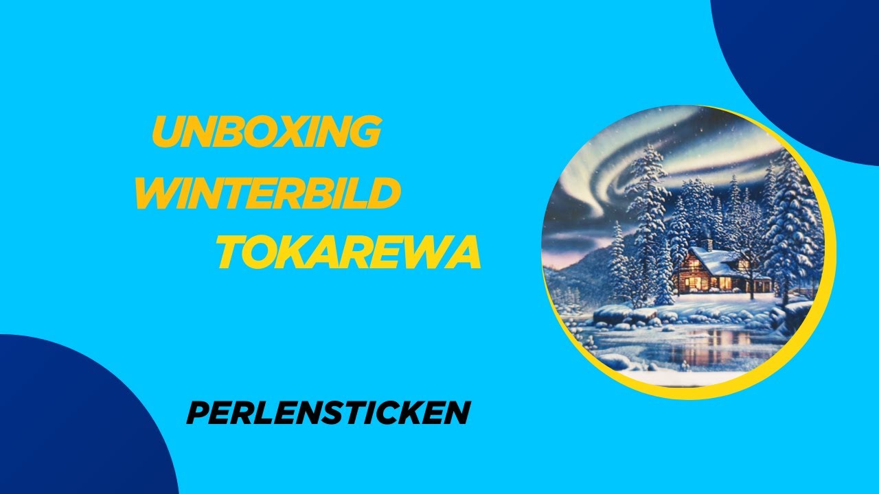 Perlensticken# Unboxing📦# Tokarewa# Winterbild