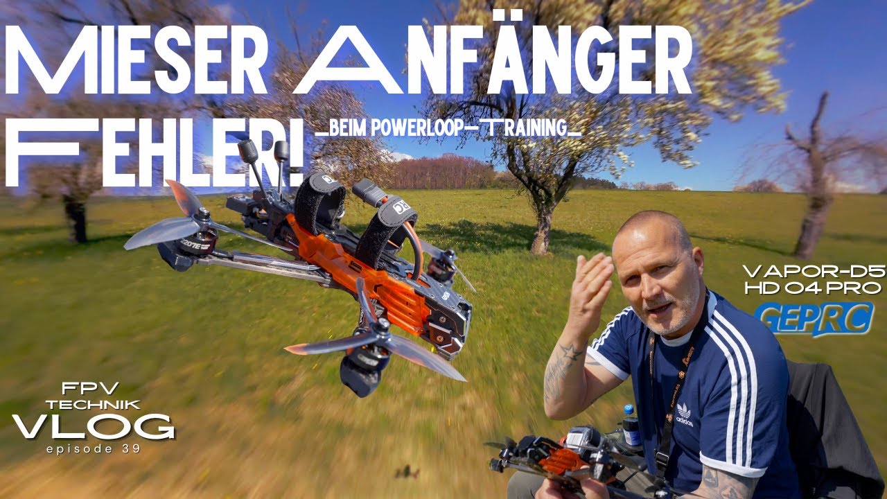 Ich wollte Powerloops üben, doch dann machte ich diesen Fehler!  GEPRC Vapor-D5 HD O4 Pro. #vlog39