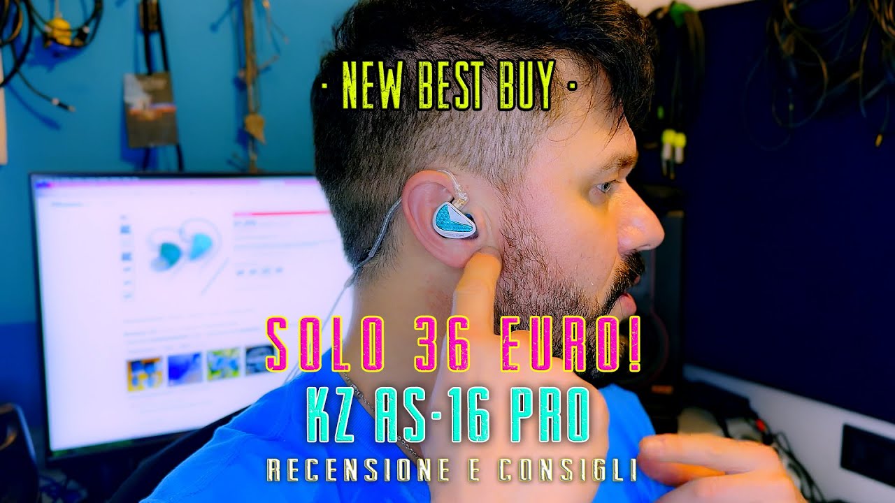Recensione auricolari per in-ear monitor: KZ AS16 PRO - NEW BEST BUY