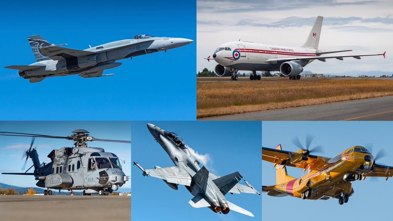 100 Years of the RCAF! - 15 Minutes of CF-18, CC-177, CC-115 & More