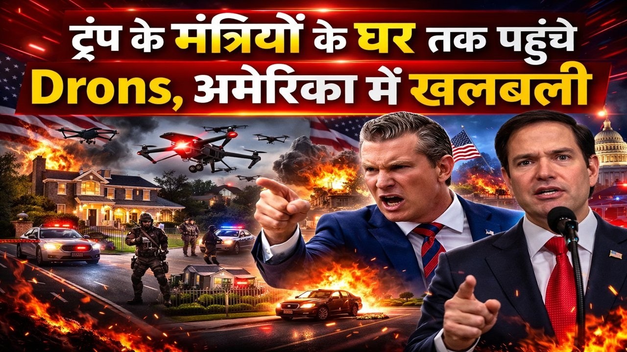 बड़ी खबर, मंत्रियों के घर तक पहुंचे drones, अमेरिका में खलबली
