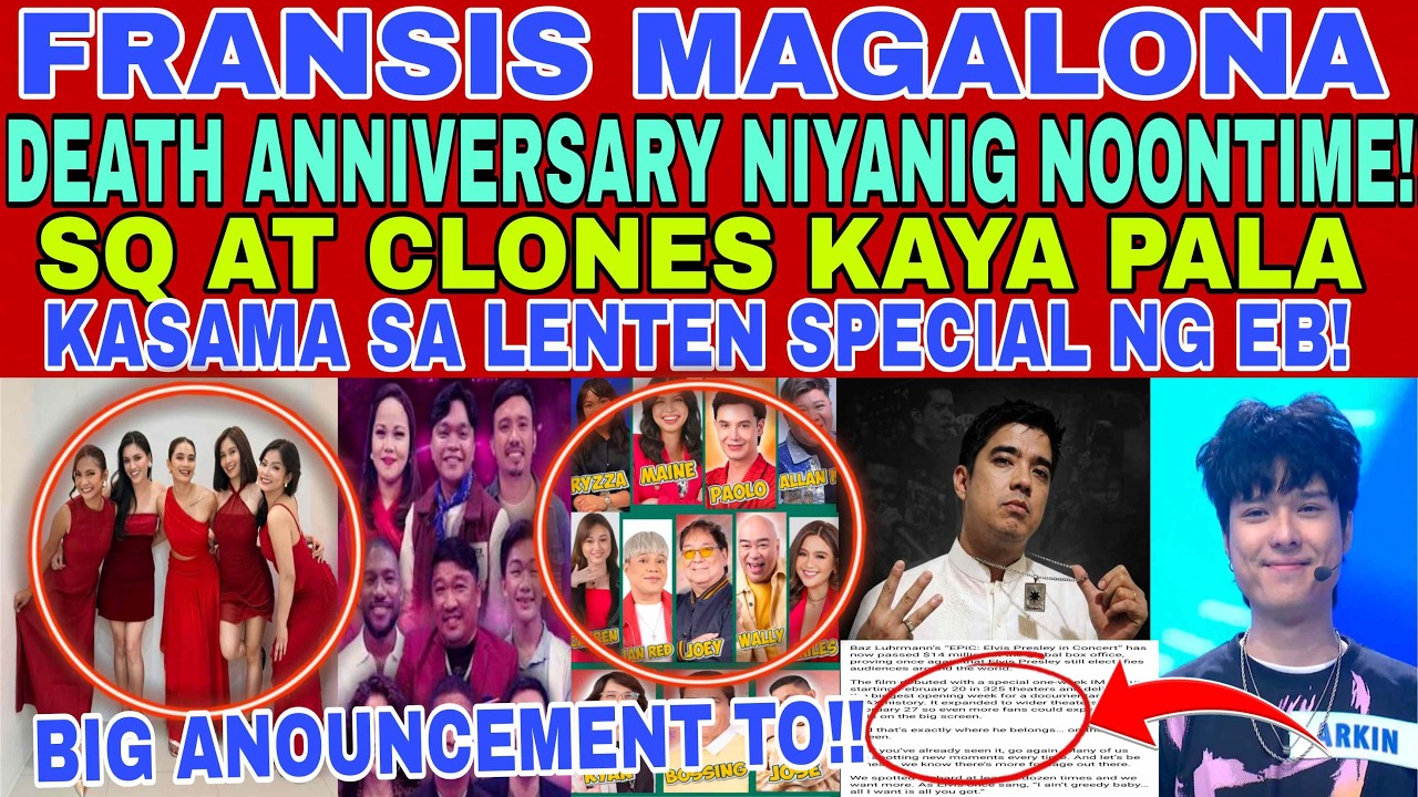 IYAKAN SILA😭FRANSIS M.DEATH ANNIV.NIYANIG NOONTIME‼️KAYA PALA SQ AT CLONES,KASAMA SA LENTEN SPECIAL