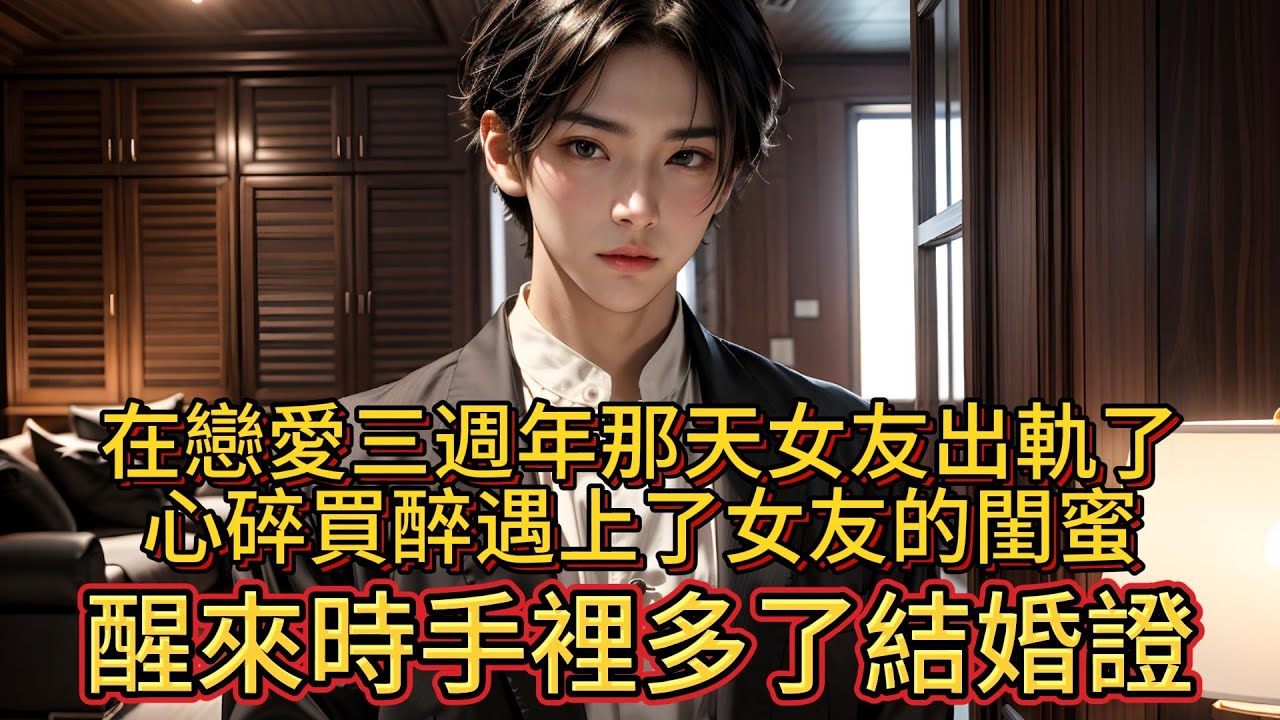 在戀愛三週年那天女友出軌了，心碎買醉遇上了女友的閨蜜，醒來時手裡多了結婚證。