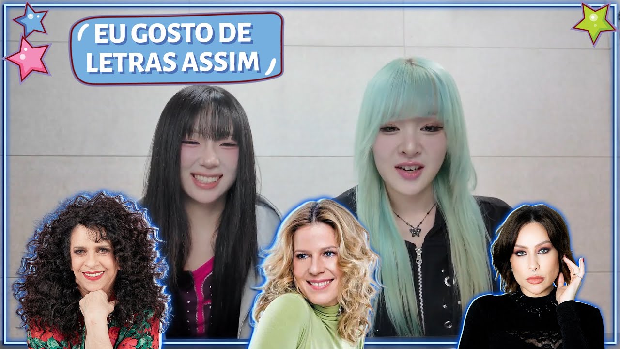 BANDA COREANA REAGE A MÚSICAS BRASILEIRAS - GAL COSTA, PAULA TOLLER E PITTY (COM ANGEL NOISE)