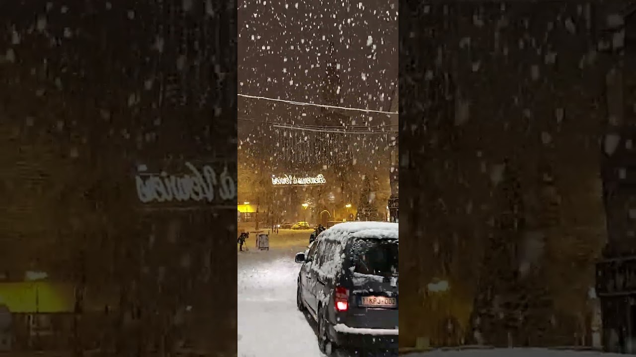 VERVIERS BEAUCOUP DE NEIGE.
