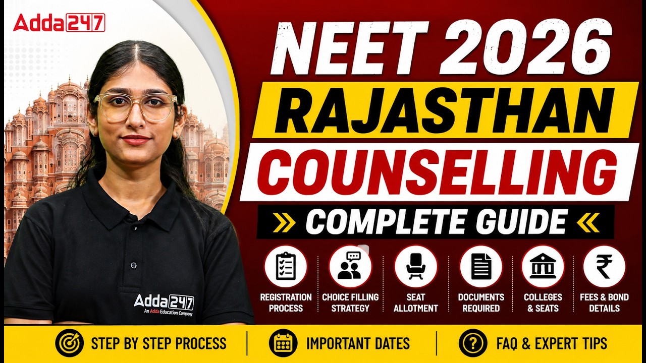 Rajasthan NEET Counselling 2026 Complete Guide | Step-by-Step Process