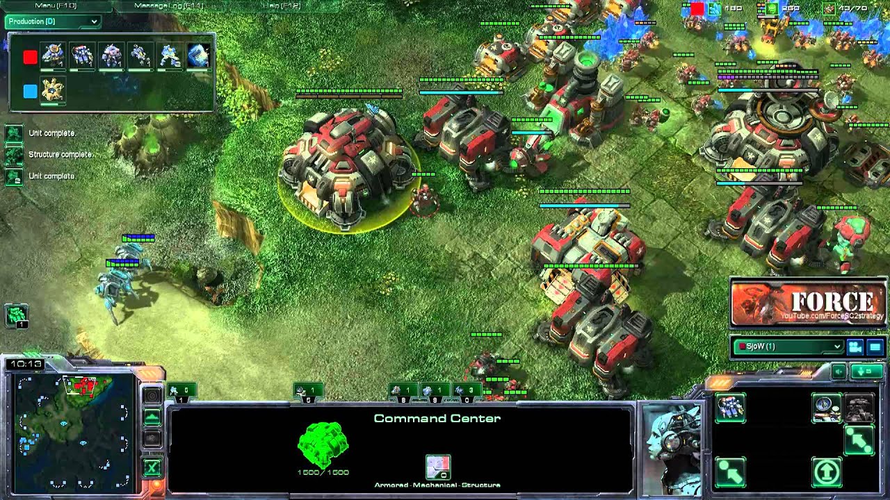 StarCraft 2 - [T] 2 Rax Factory Early Push: Defending The Counterattack - Strategy
